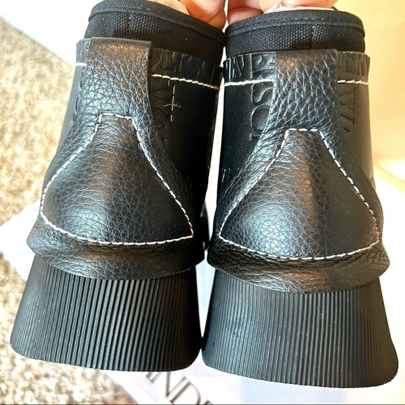 NWT JW ANDERSON Black Vulco Panelled High Top Sneakers chunky womens size 6 - Picture 11 of 12